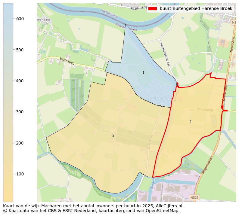 Afbeelding van de buurt Buitengebied Harense Broek op de kaart.
