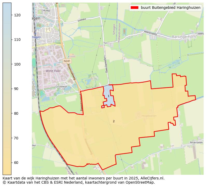 Afbeelding van de buurt Buitengebied Haringhuizen op de kaart.