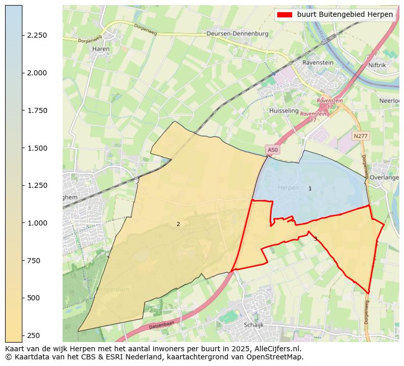 Afbeelding van de buurt Buitengebied Herpen op de kaart.