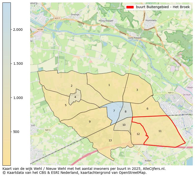 Afbeelding van de buurt Buitengebied - Het Broek op de kaart.