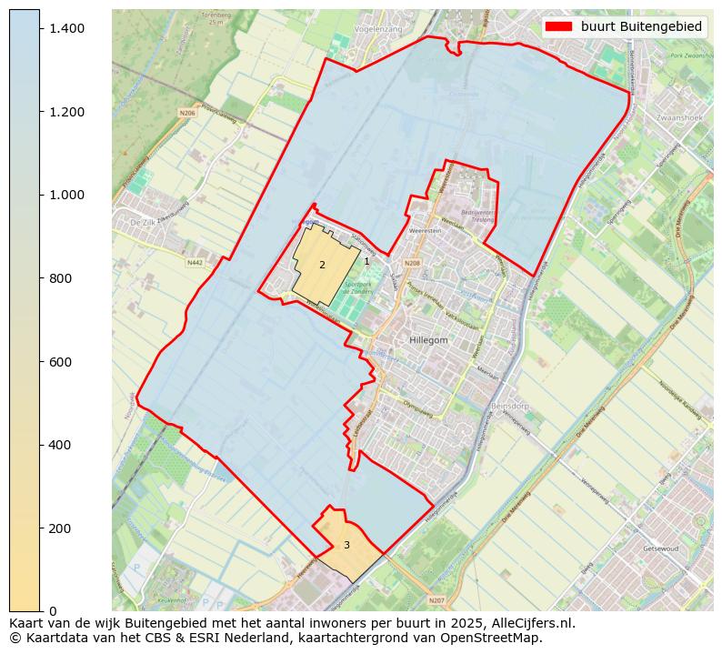 Afbeelding van de buurt Buitengebied op de kaart.