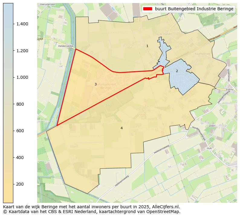 Afbeelding van de buurt Buitengebied Industrie Beringe op de kaart.