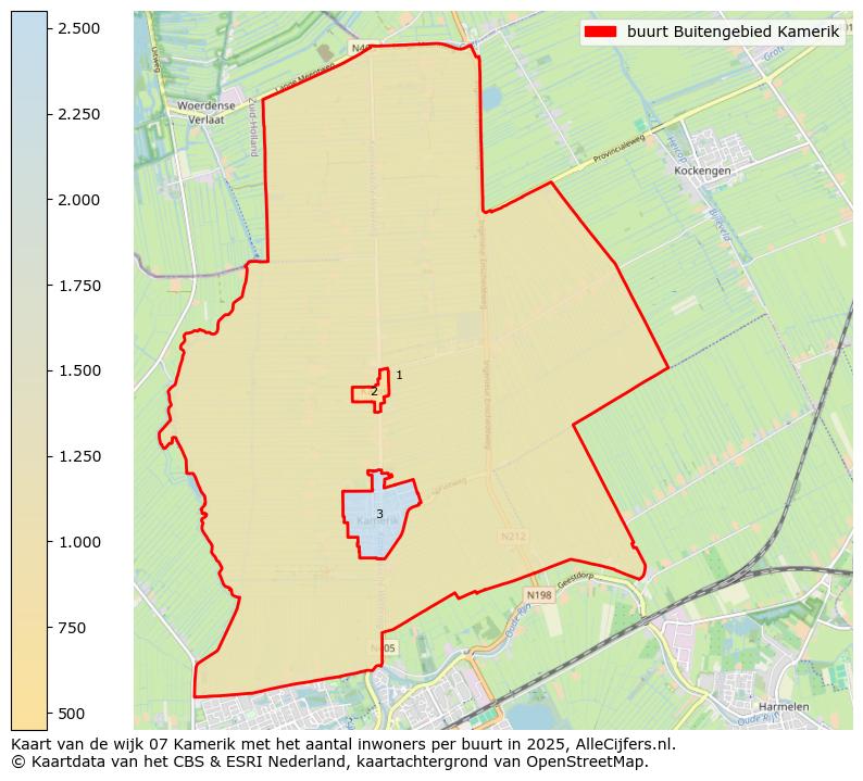 Afbeelding van de buurt Buitengebied Kamerik op de kaart.