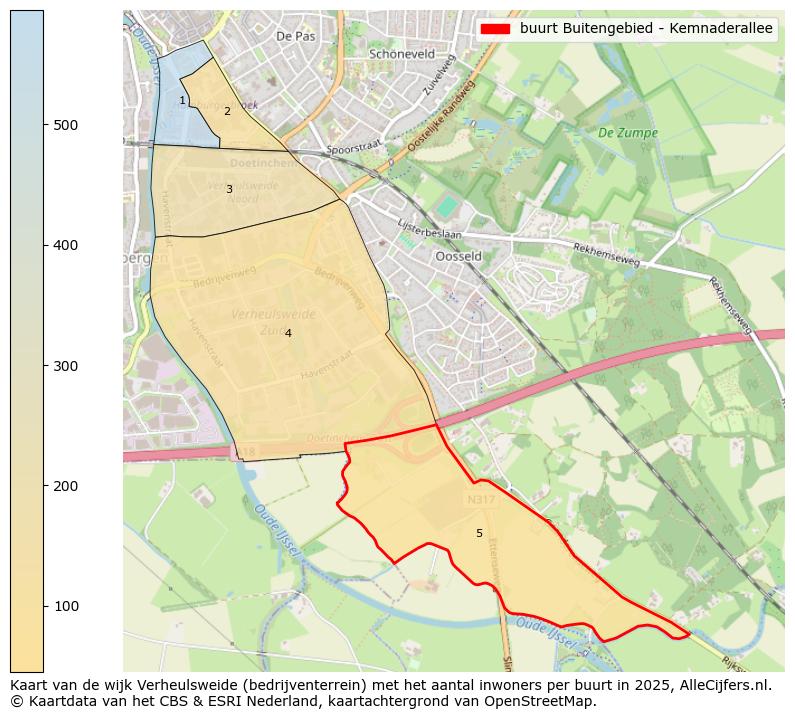 Afbeelding van de buurt Buitengebied - Kemnaderallee op de kaart.