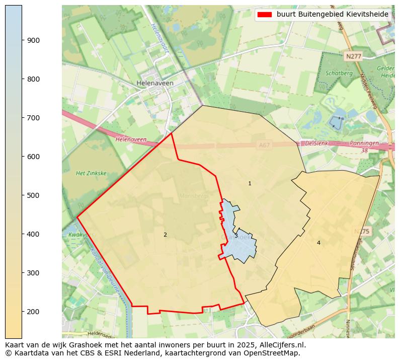 Afbeelding van de buurt Buitengebied Kievitsheide op de kaart.
