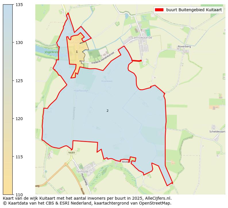 Afbeelding van de buurt Buitengebied Kuitaart op de kaart.