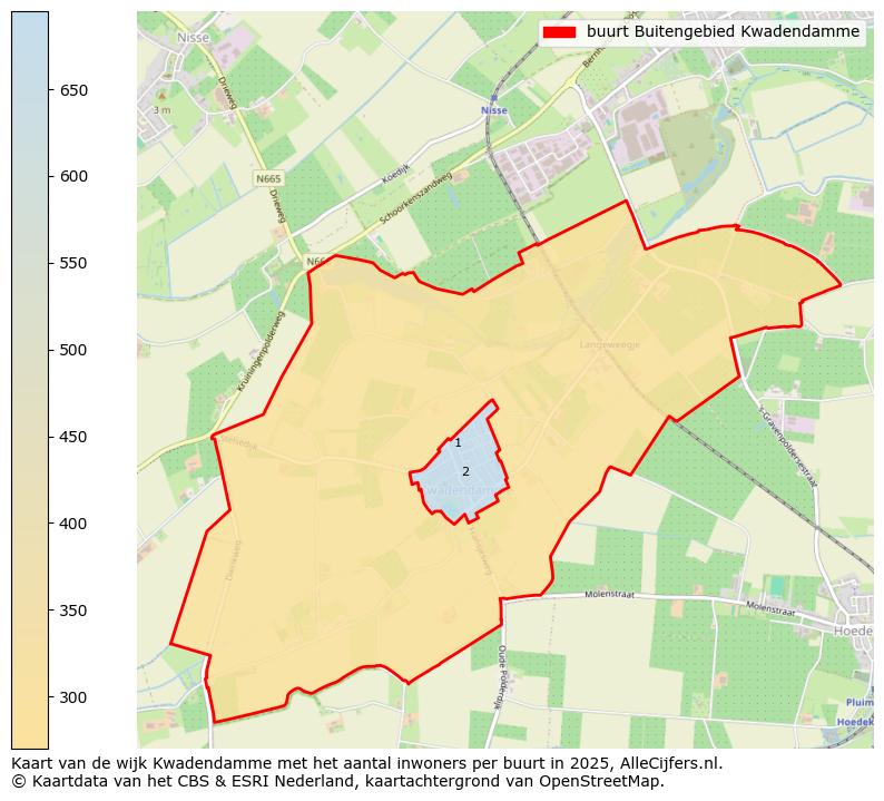 Afbeelding van de buurt Buitengebied Kwadendamme op de kaart.