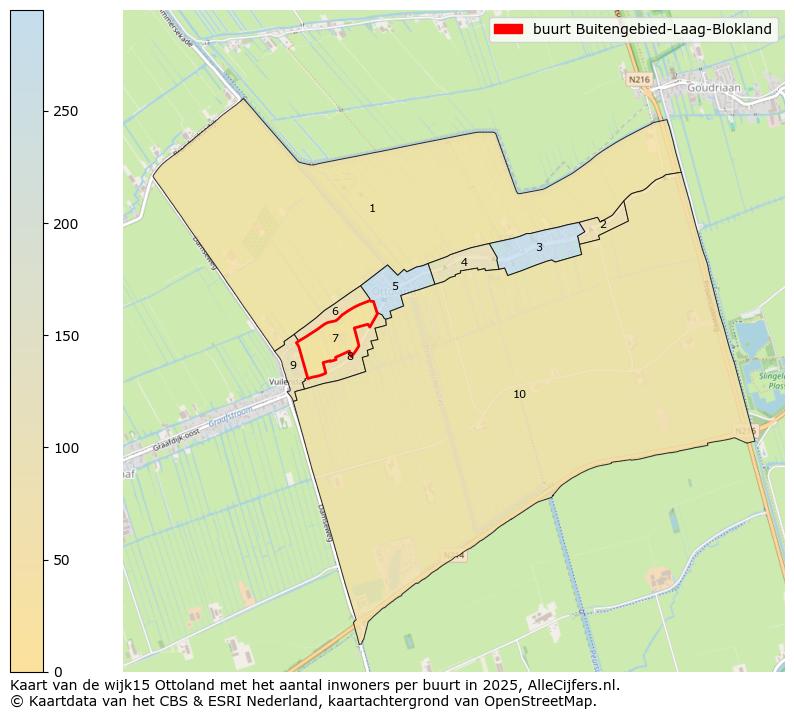 Afbeelding van de buurt Buitengebied-Laag-Blokland op de kaart.