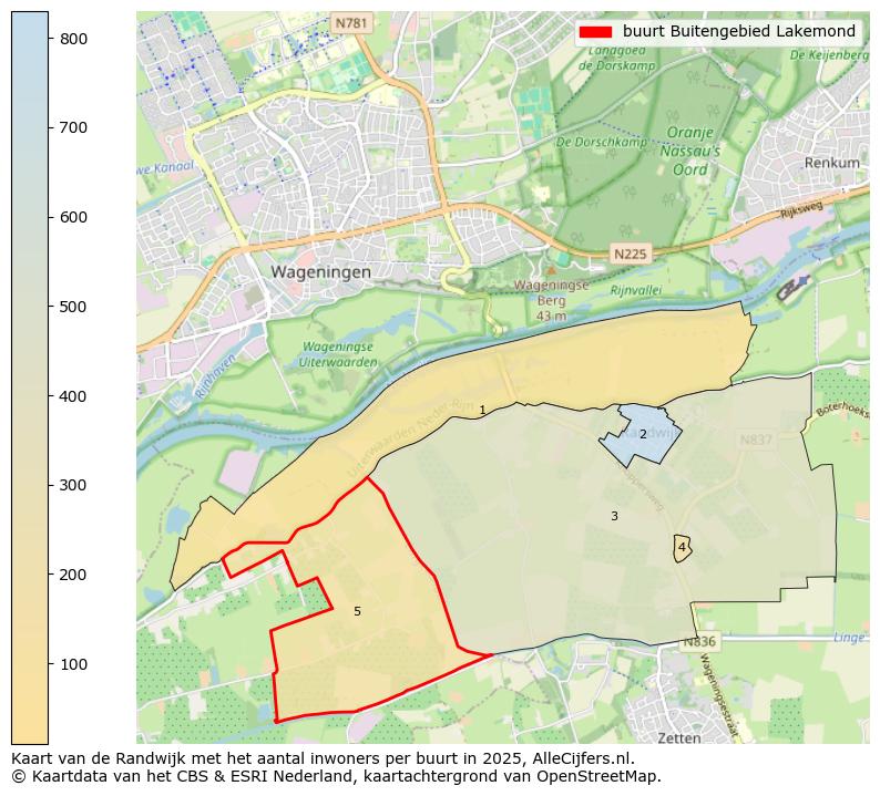 Afbeelding van de buurt Buitengebied Lakemond op de kaart.