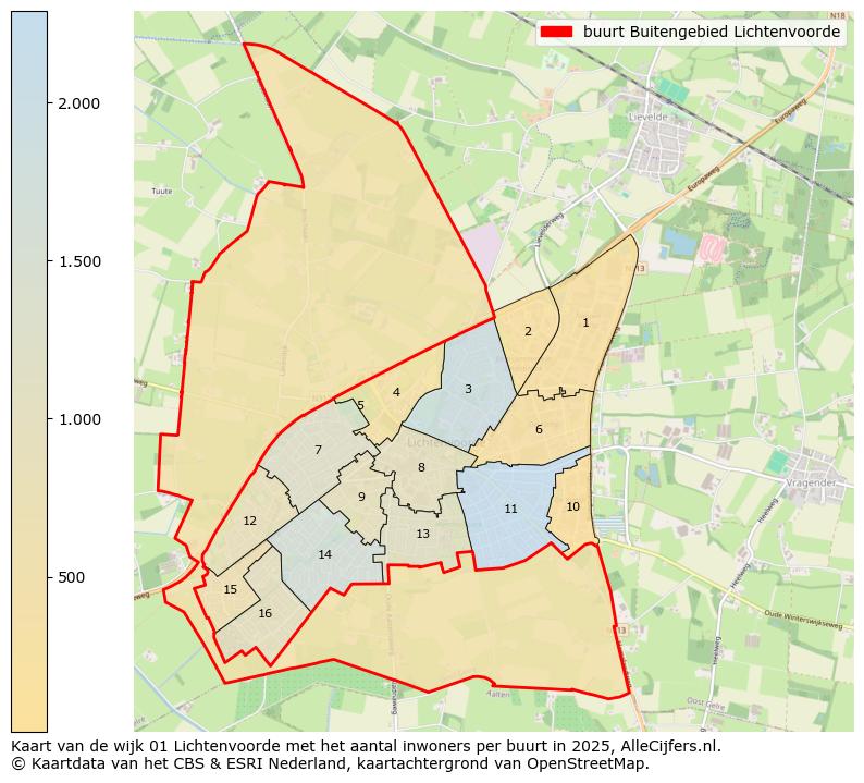 Afbeelding van de buurt Buitengebied Lichtenvoorde op de kaart.