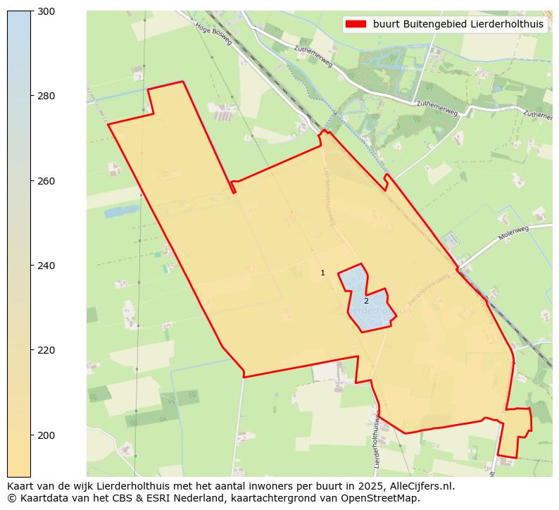 Afbeelding van de buurt Buitengebied Lierderholthuis op de kaart.