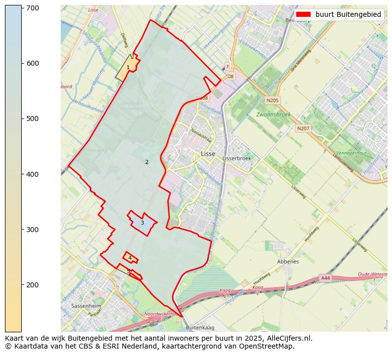 Afbeelding van de buurt Buitengebied op de kaart.