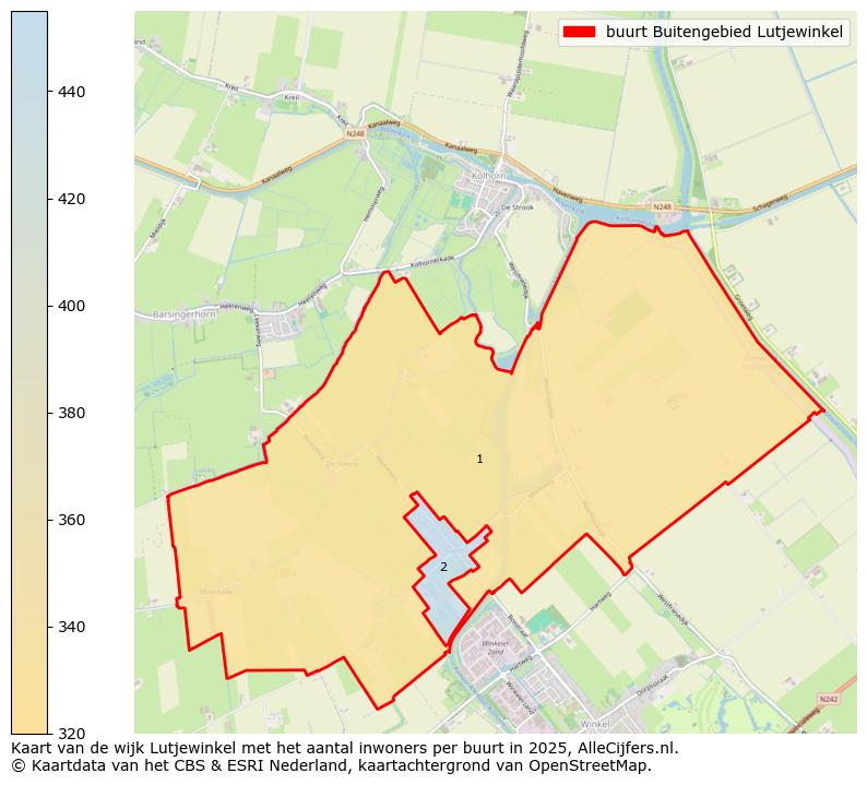 Afbeelding van de buurt Buitengebied Lutjewinkel op de kaart.