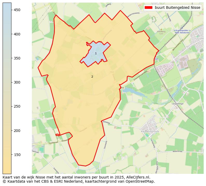 Afbeelding van de buurt Buitengebied Nisse op de kaart.