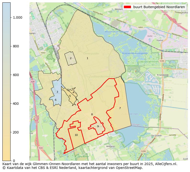 Afbeelding van de buurt Buitengebied Noordlaren op de kaart.