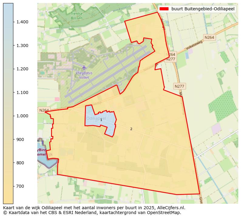Afbeelding van de buurt Buitengebied-Odiliapeel op de kaart.