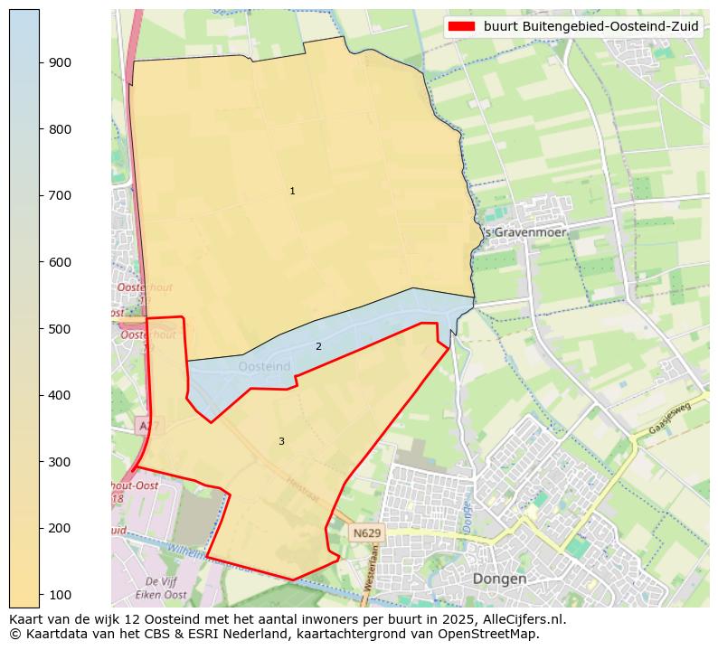 Afbeelding van de buurt Buitengebied-Oosteind-Zuid op de kaart.