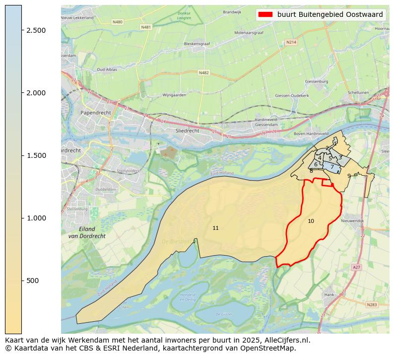 Afbeelding van de buurt Buitengebied Oostwaard op de kaart.