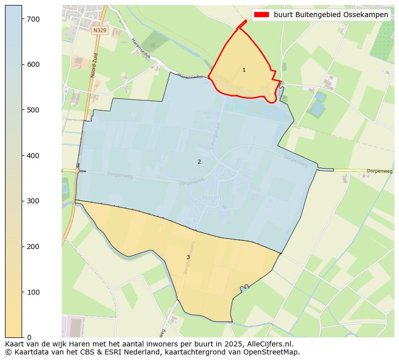 Afbeelding van de buurt Buitengebied Ossekampen op de kaart.