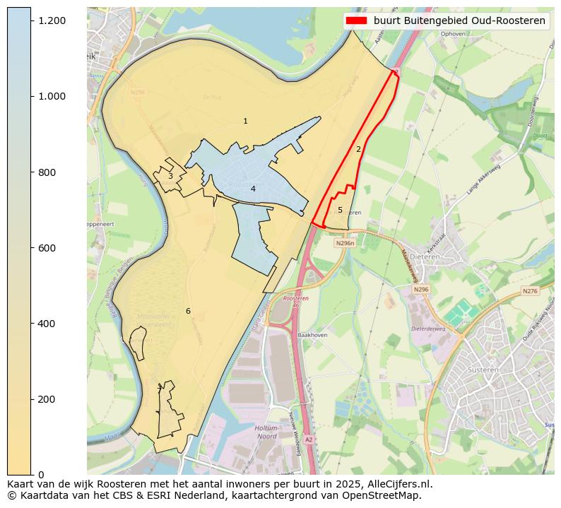 Afbeelding van de buurt Buitengebied Oud-Roosteren op de kaart.