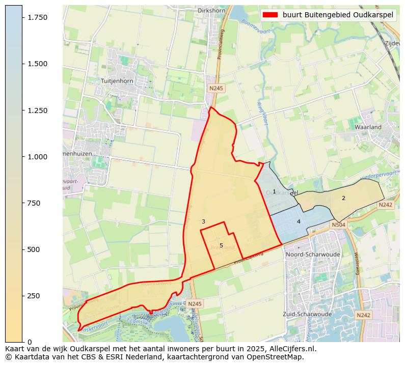 Afbeelding van de buurt Buitengebied Oudkarspel op de kaart.