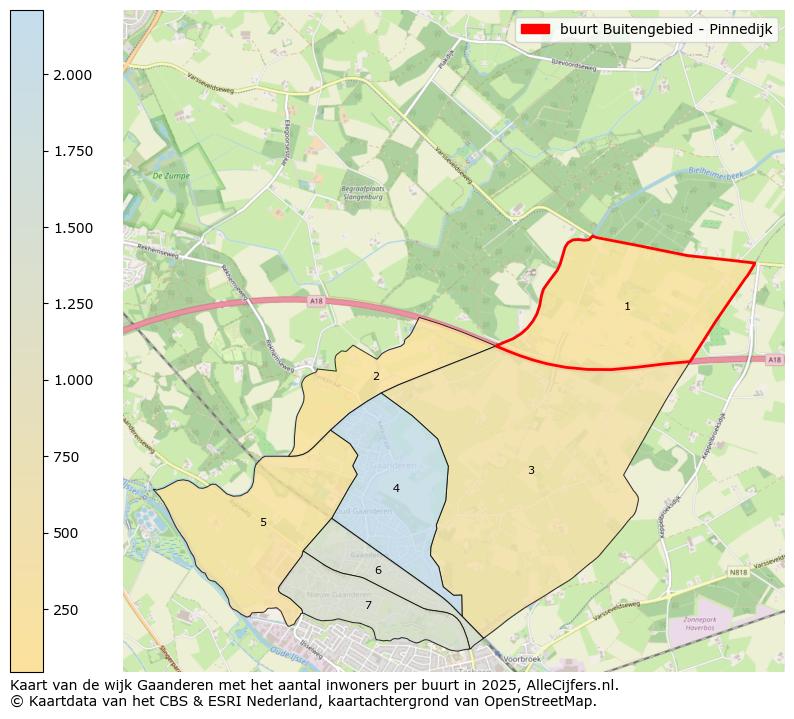 Afbeelding van de buurt Buitengebied - Pinnedijk op de kaart.