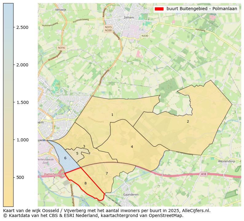 Afbeelding van de buurt Buitengebied - Polmanlaan op de kaart.