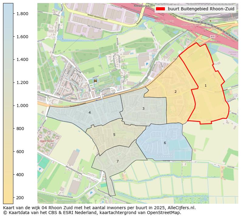 Afbeelding van de buurt Buitengebied Rhoon-Zuid op de kaart.