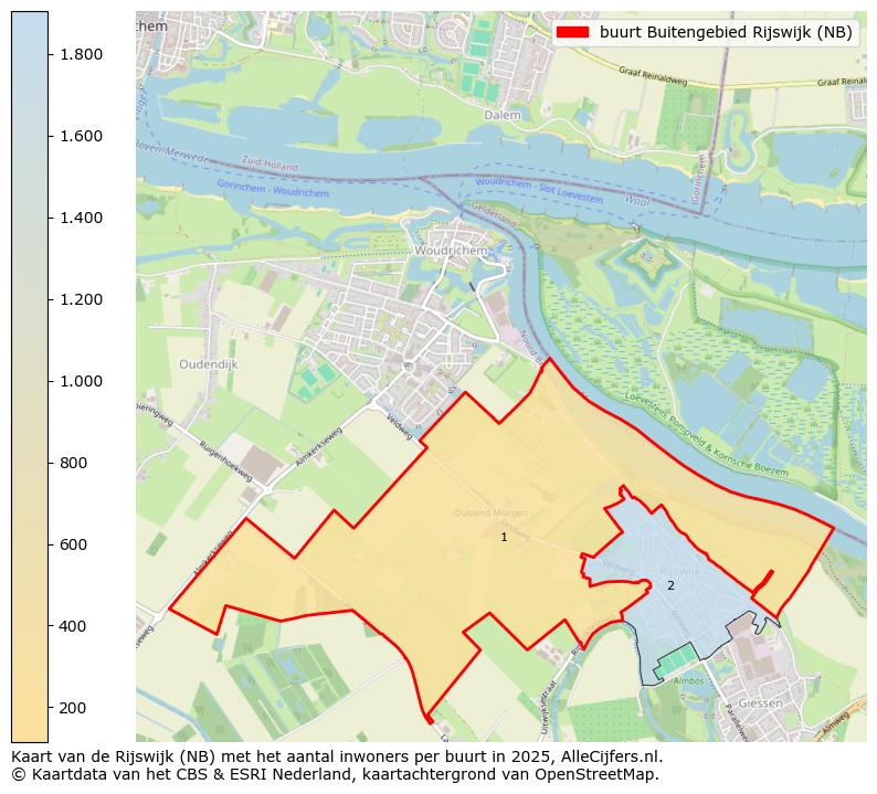 Afbeelding van de buurt Buitengebied Rijswijk (NB) op de kaart.