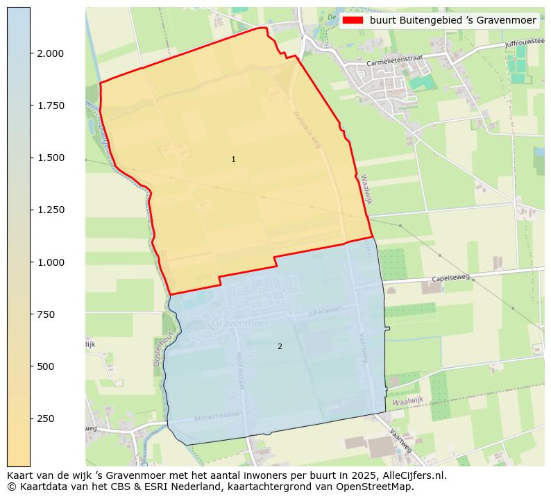 Afbeelding van de buurt Buitengebied ’s Gravenmoer op de kaart.