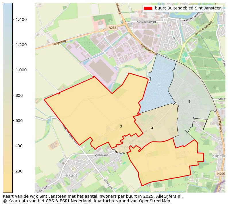 Afbeelding van de buurt Buitengebied Sint Jansteen op de kaart.