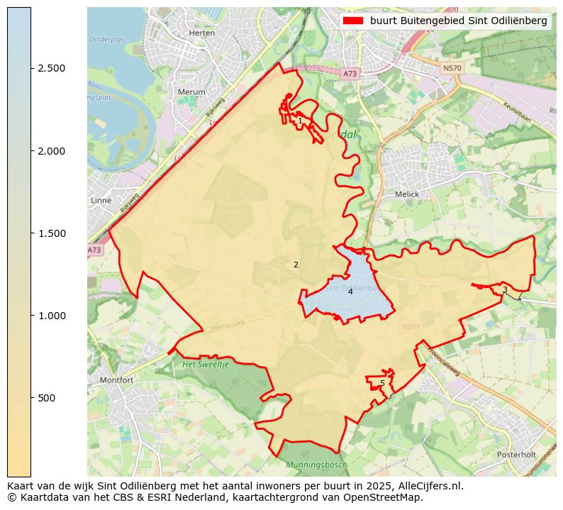 Afbeelding van de buurt Buitengebied Sint Odiliënberg op de kaart.