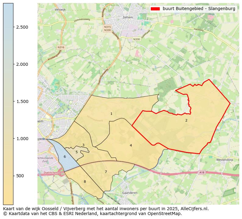 Afbeelding van de buurt Buitengebied - Slangenburg op de kaart.