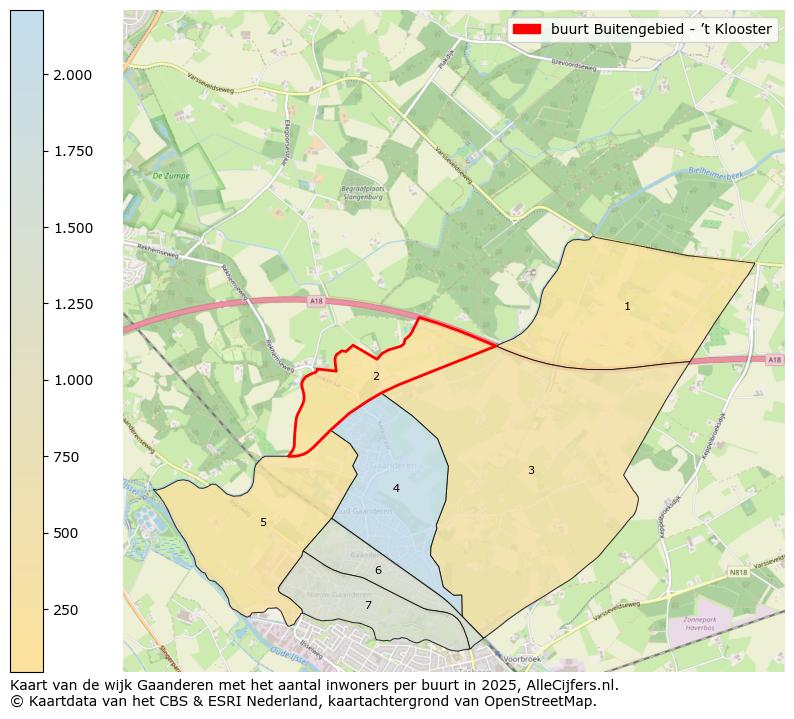 Afbeelding van de buurt Buitengebied - ’t Klooster op de kaart.