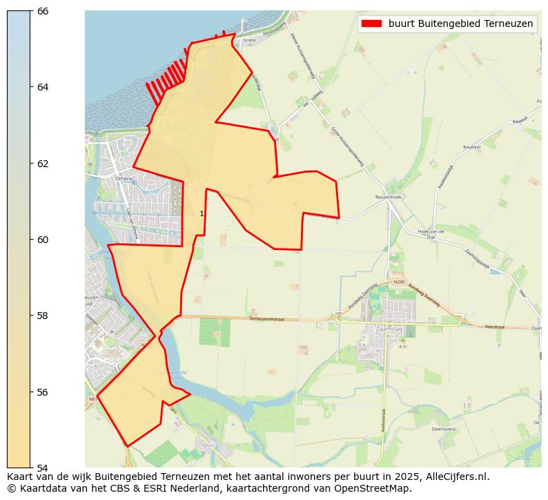 Afbeelding van de buurt Buitengebied Terneuzen op de kaart.