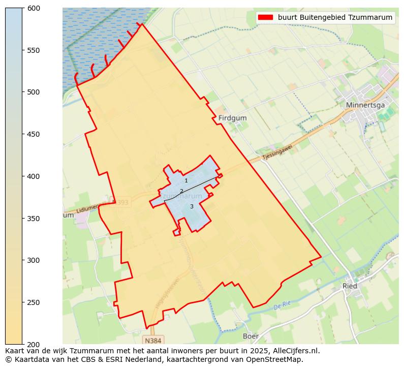 Afbeelding van de buurt Buitengebied Tzummarum op de kaart.