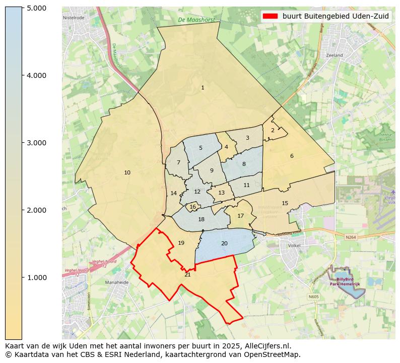Afbeelding van de buurt Buitengebied Uden-Zuid op de kaart.