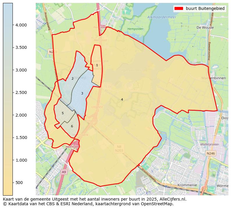 Afbeelding van de buurt Buitengebied op de kaart.