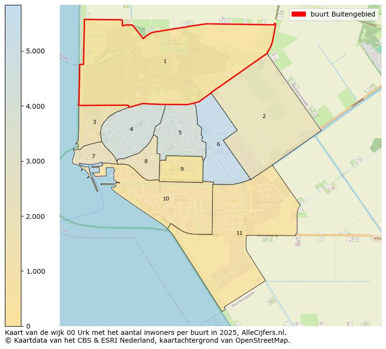 Afbeelding van de buurt Buitengebied op de kaart.