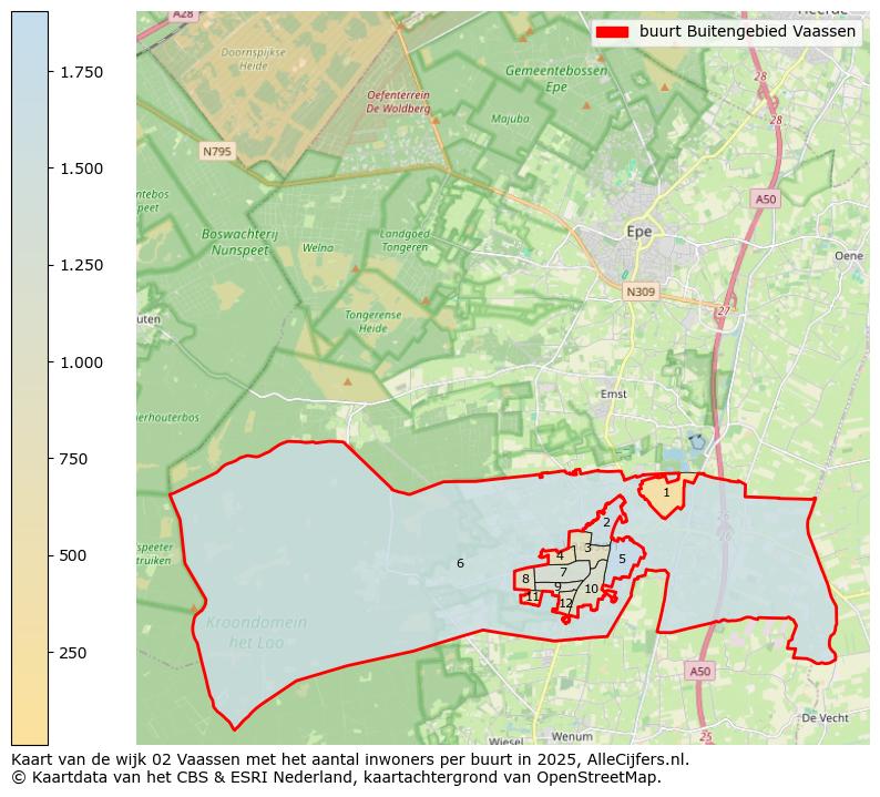 Afbeelding van de buurt Buitengebied Vaassen op de kaart.