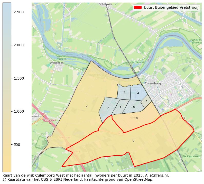 Afbeelding van de buurt Buitengebied Vretstrooij op de kaart.