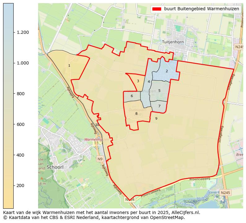 Afbeelding van de buurt Buitengebied Warmenhuizen op de kaart.