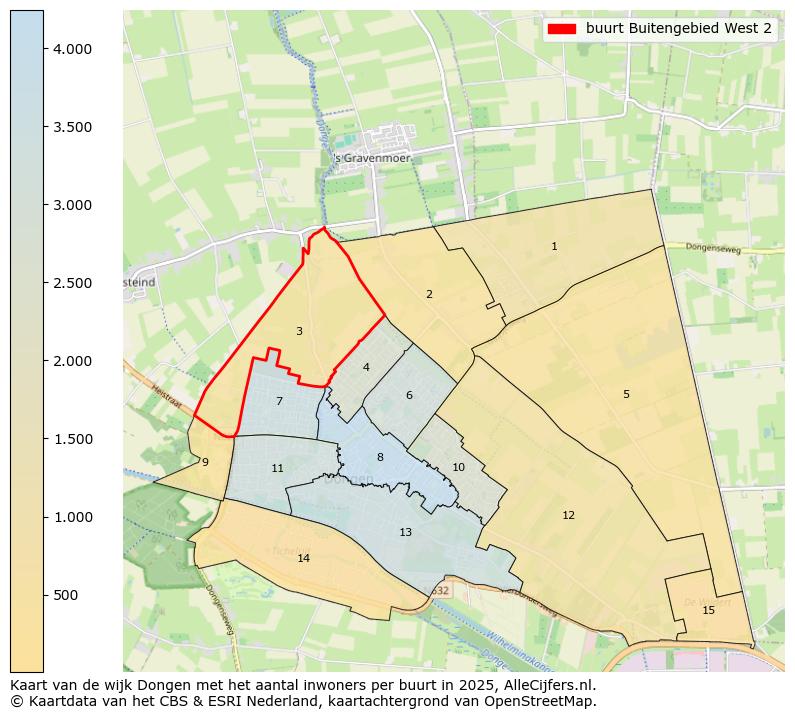 Afbeelding van de buurt Buitengebied West 2 op de kaart.