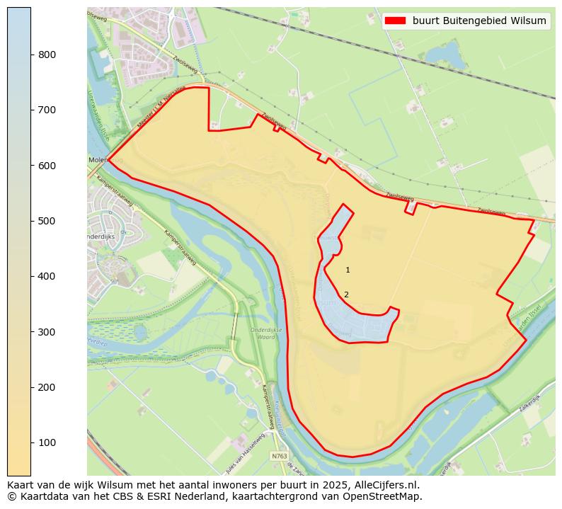 Afbeelding van de buurt Buitengebied Wilsum op de kaart.