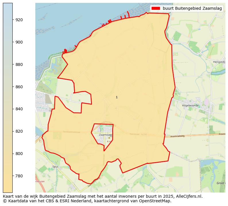 Afbeelding van de buurt Buitengebied Zaamslag op de kaart.