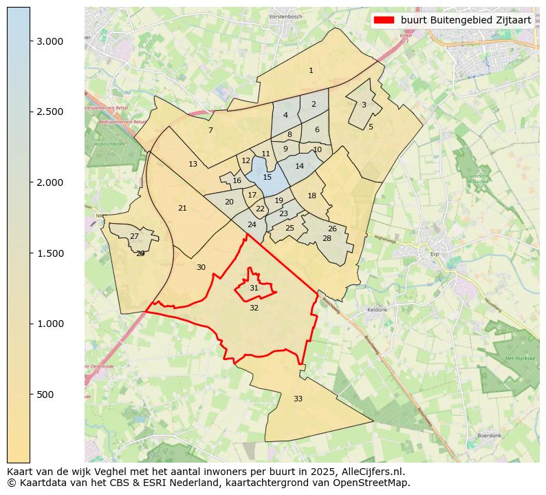 Afbeelding van de buurt Buitengebied Zijtaart op de kaart.