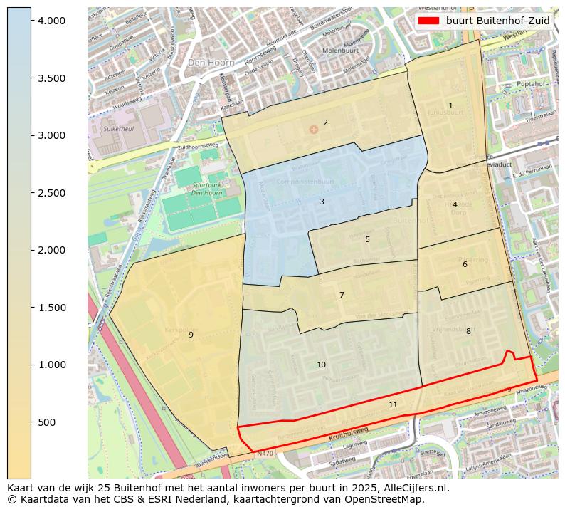 Afbeelding van de buurt Buitenhof-Zuid op de kaart.
