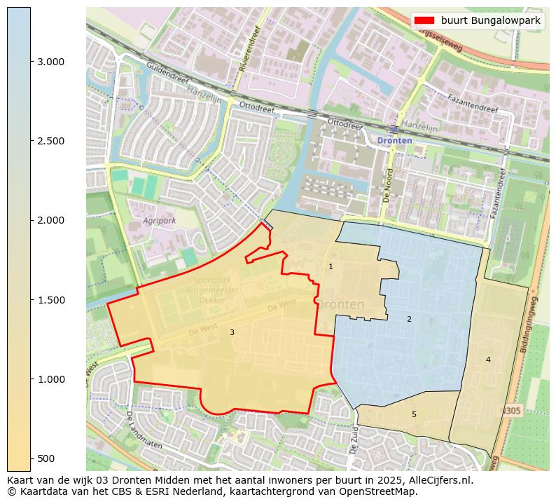 Afbeelding van de buurt Bungalowpark op de kaart.