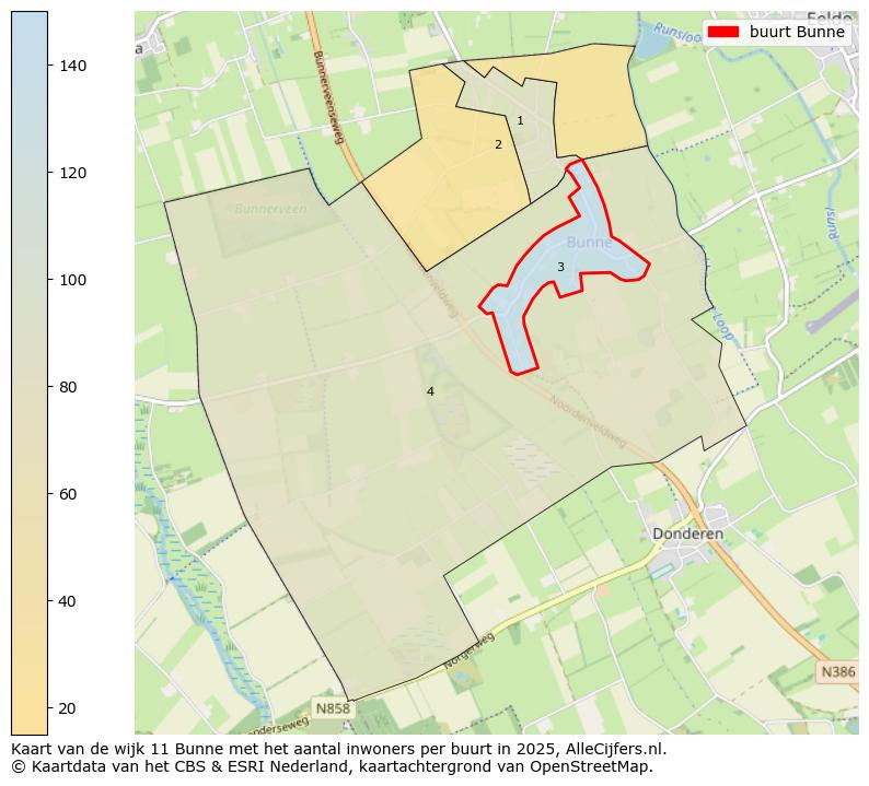 Afbeelding van de buurt Bunne op de kaart.