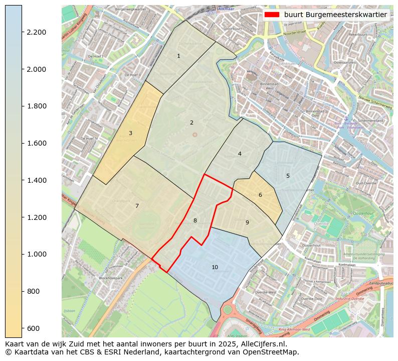 Afbeelding van de buurt Burgemeesterskwartier op de kaart.